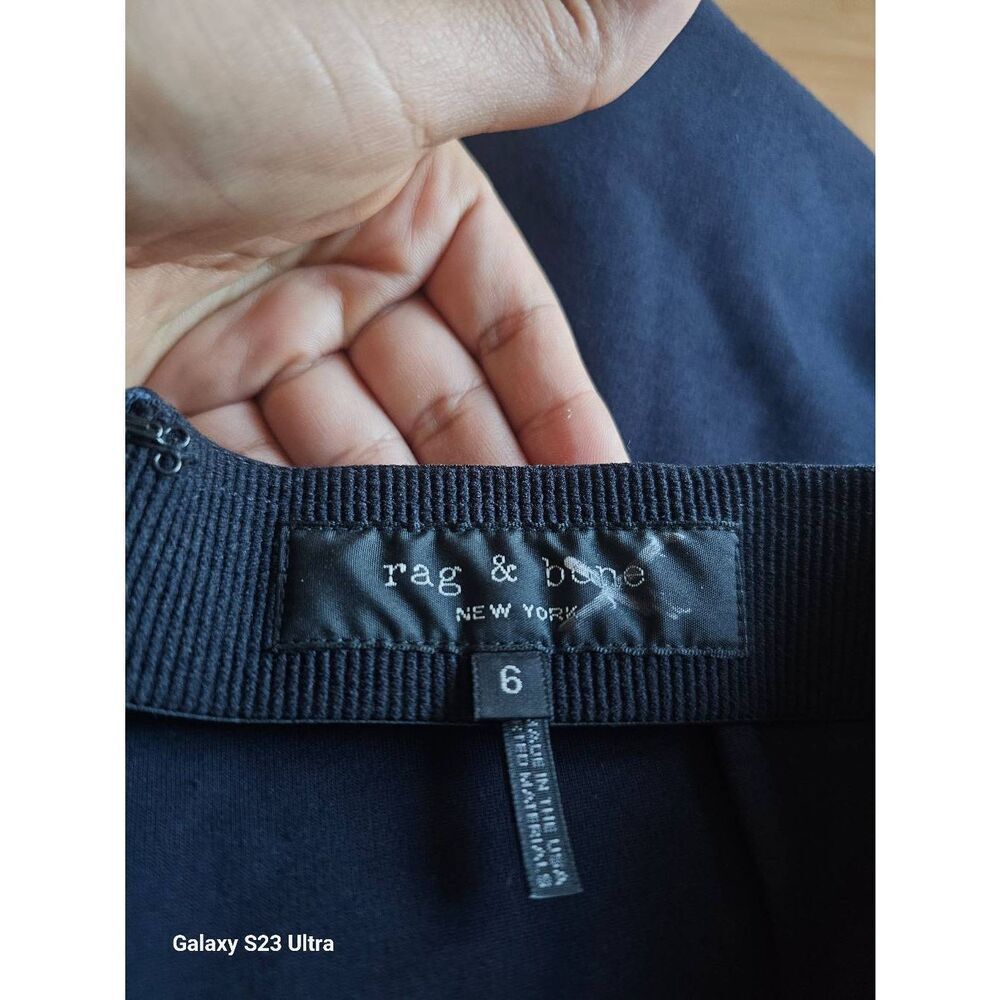 Rag & bone navy Simone lace up pants womens Sz 6 - Picture 8 of 9